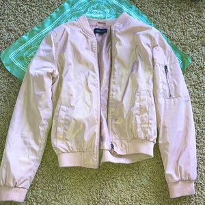 Pink Bomber Jacket. Medium.